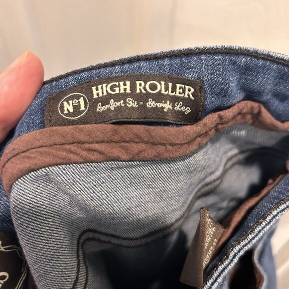 Jack of Spades Jeans Mens 40x34 (40x29) Denim High Roller‎ Comfort Fit Straight - Picture 9 of 10